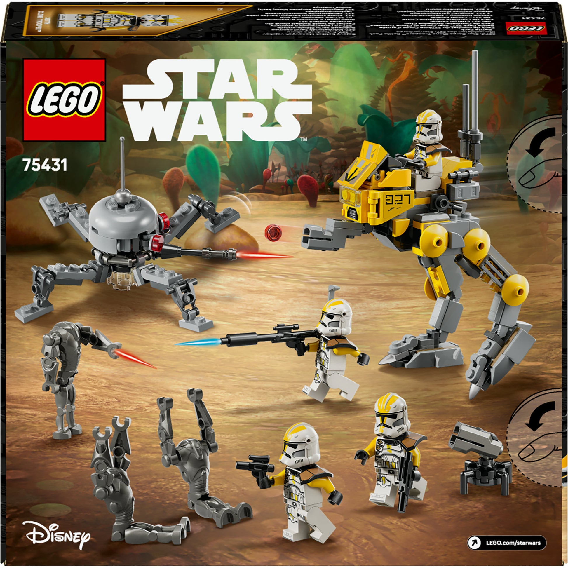 Lego star wars 75431 327th star corps clone troopers battle pack