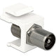 Delock keystone module iec male > f female adapter (wit)
