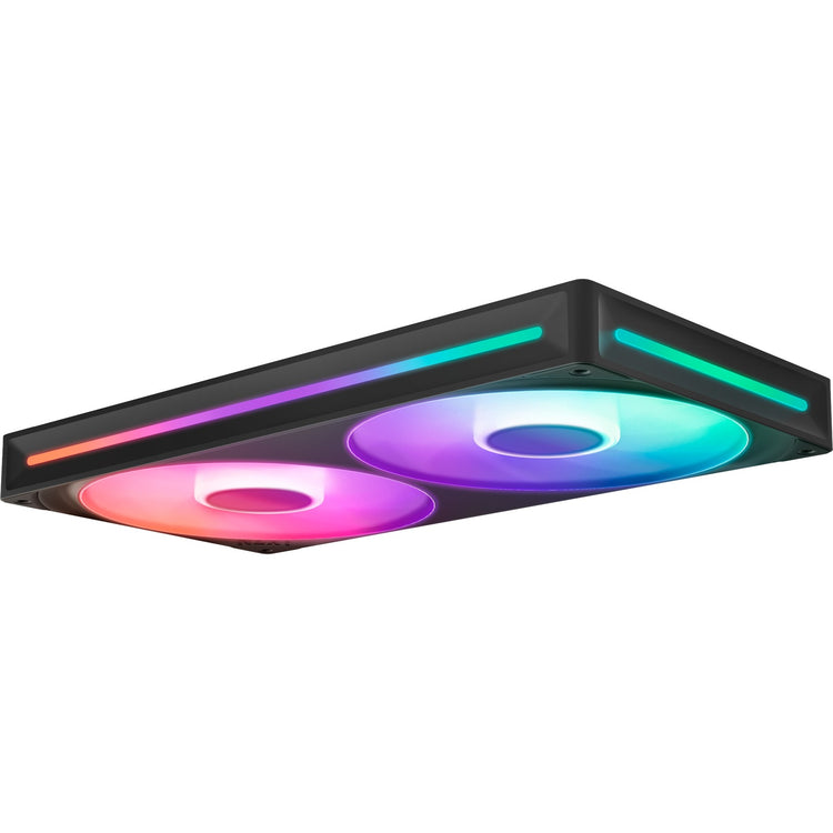 Nzxt f280 rgb core case fans (zwart, 2 stuks, 280 x 140 x 26 mm)