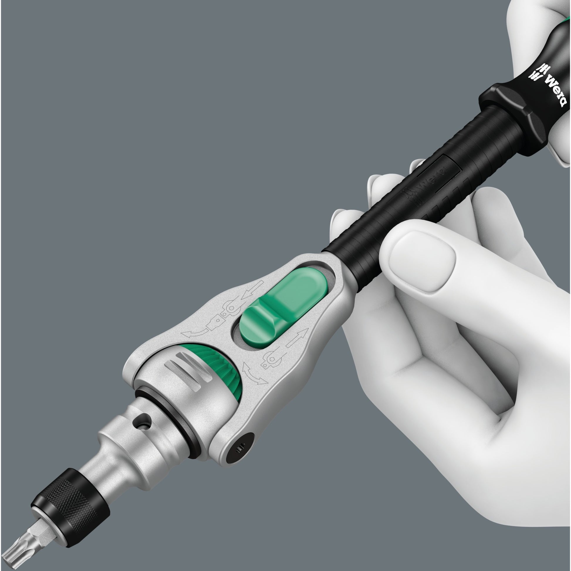 Wera 8000 a sb zyklop speed ratel met 1 4 -aandrijving (05073260001)