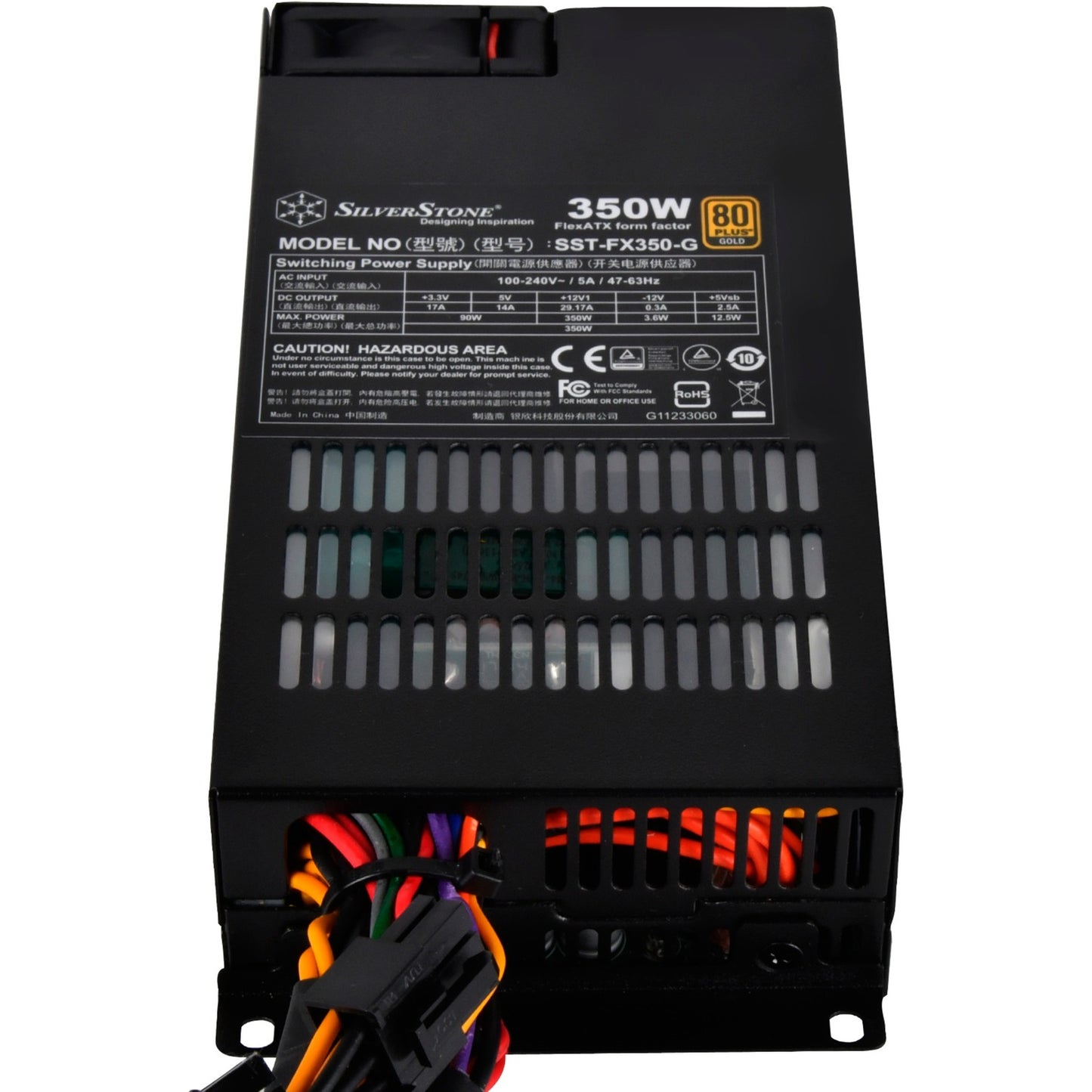 Silverstone fx350-g 350 watt voeding (flex atx form factor)