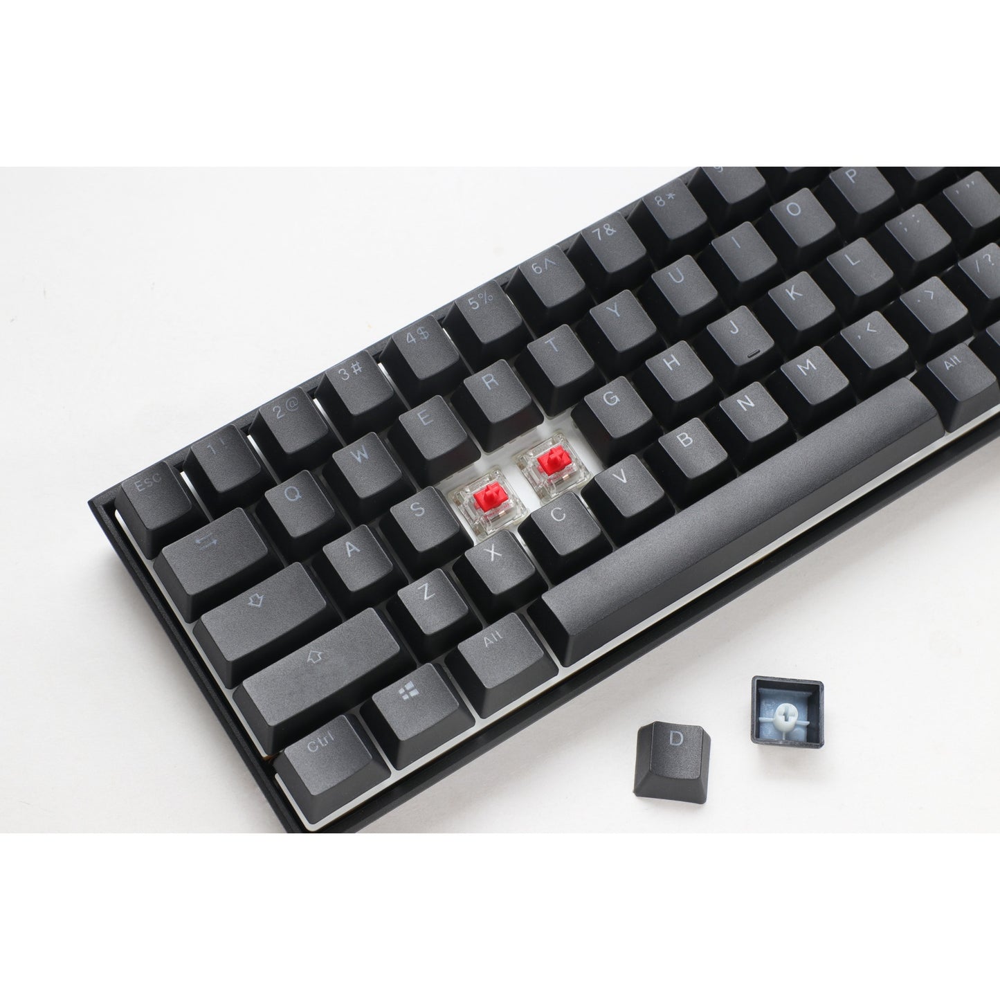 Ducky mecha pro sf rgb mechanisch toetsenbord (zwart, us lay-out (qwerty), cherry mx red, 65%, rgb leds, pbt double-shot)