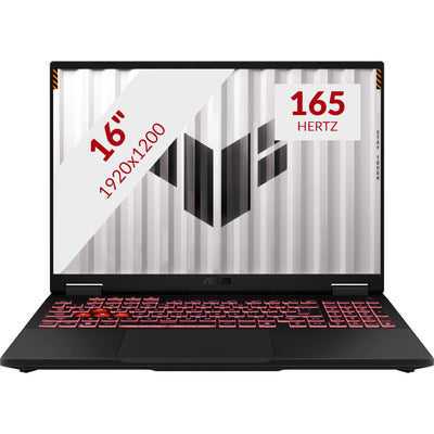 Asus tuf gaming a16 fa608um-rv231w 16 gaming laptop (zwart grijs | r7 260 | rtx 5060 | 16 gb | 512 gb ssd)