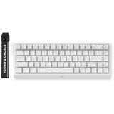 Mchose ace 68 hall effect magnetic switch gaming keyboard (wit, us lay-out (qwerty), ice rhino magnetic, 65%, rgb, hot swap, usb-c, hall effect sensor) - afbeelding 2