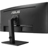Asus va34vcpsr 34 curved ultrawide monitor (zwart, 100 hz, hdmi, displayport, audio, lan, usb-c)
