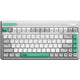 Iqunix og80 wormhole wireless mechanical keyboard (grijs, us lay-out (qwerty), cherry mx red, 80% (tkl), rgb leds, hot-swappable, pbt, 2.4ghz | bluetooth 5.1 | usb-c)