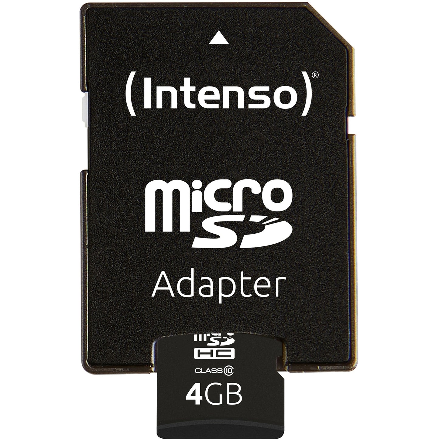 Intenso microsdhc 4gb class 10 geheugenkaart (incl. sd adapter)