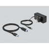 Delock usb 3.2 gen 1 hub met 7 poorten usb-hub (grijs)