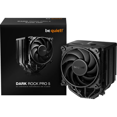 Be quiet! dark rock pro 5 cpu-koeler (zwart, 4-pins pwm fan-connector)