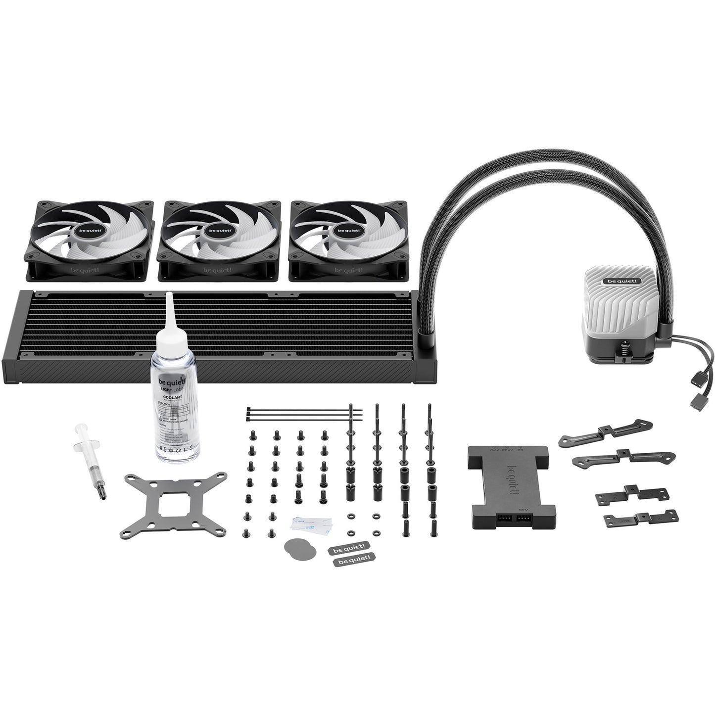 Be quiet! light loop 360 argb waterkoeling (zwart)