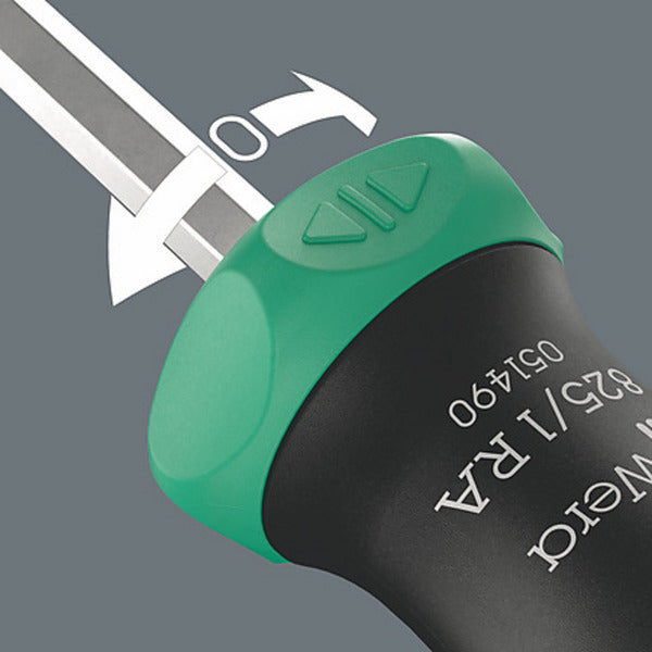 Wera kraftform kompakt 27 ra 1, 6‑delig bitset (zwart groen)