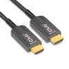 Club 3d ultra high speed aoc hdmi 2.1 gecertificeerde unidirectioneel kabel male-male (zwart, 15 meter, 4k 120hz, 8k 60hz, 48 gbps)