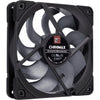 Noctua nf-a12x25 g2 pwm chromax.black case fan (zwart, 120 x 120 x 25 mm)