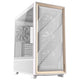 Antec flux midi tower behuizing (wit | 2x usb-a | 1x usb-c | tempered glass)