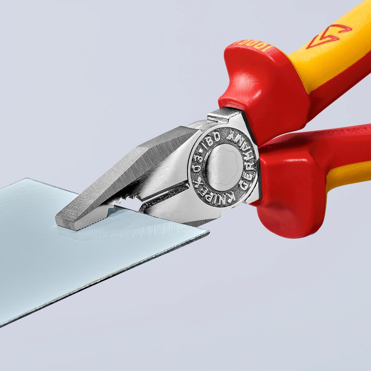 Knipex combitang 03 06 180 combinatietang (rood geel, vde-getest)