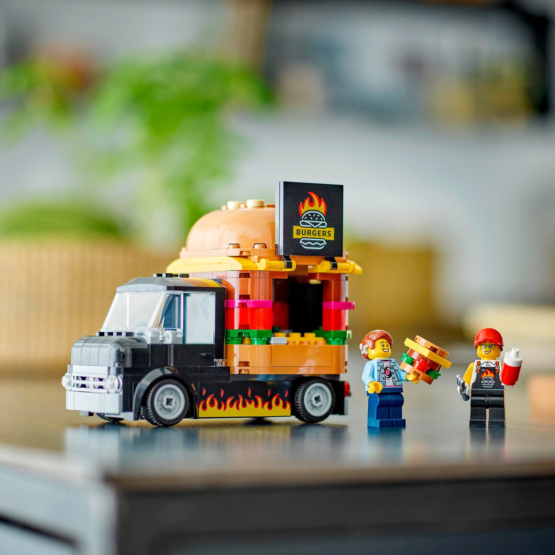 Lego city - hamburgertruck constructiespeelgoed (60404)
