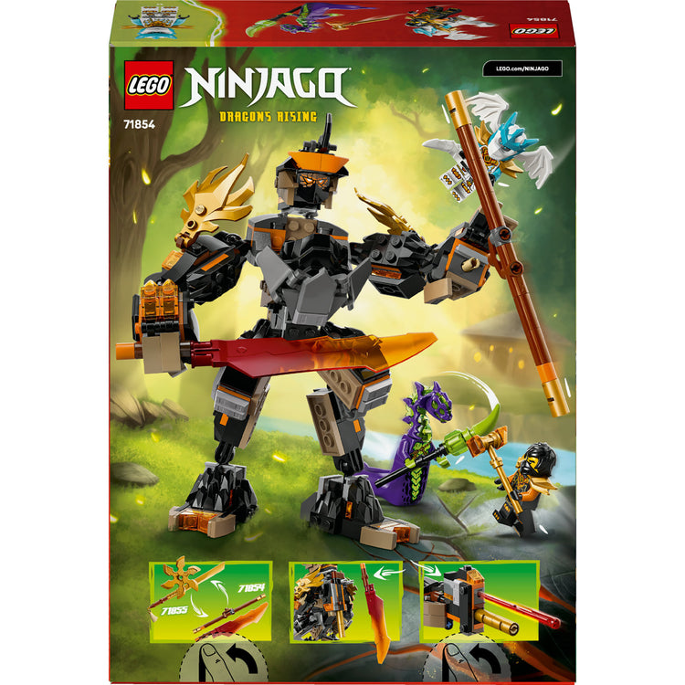 Lego ninjago 71854 cole missiemecha en draak zane