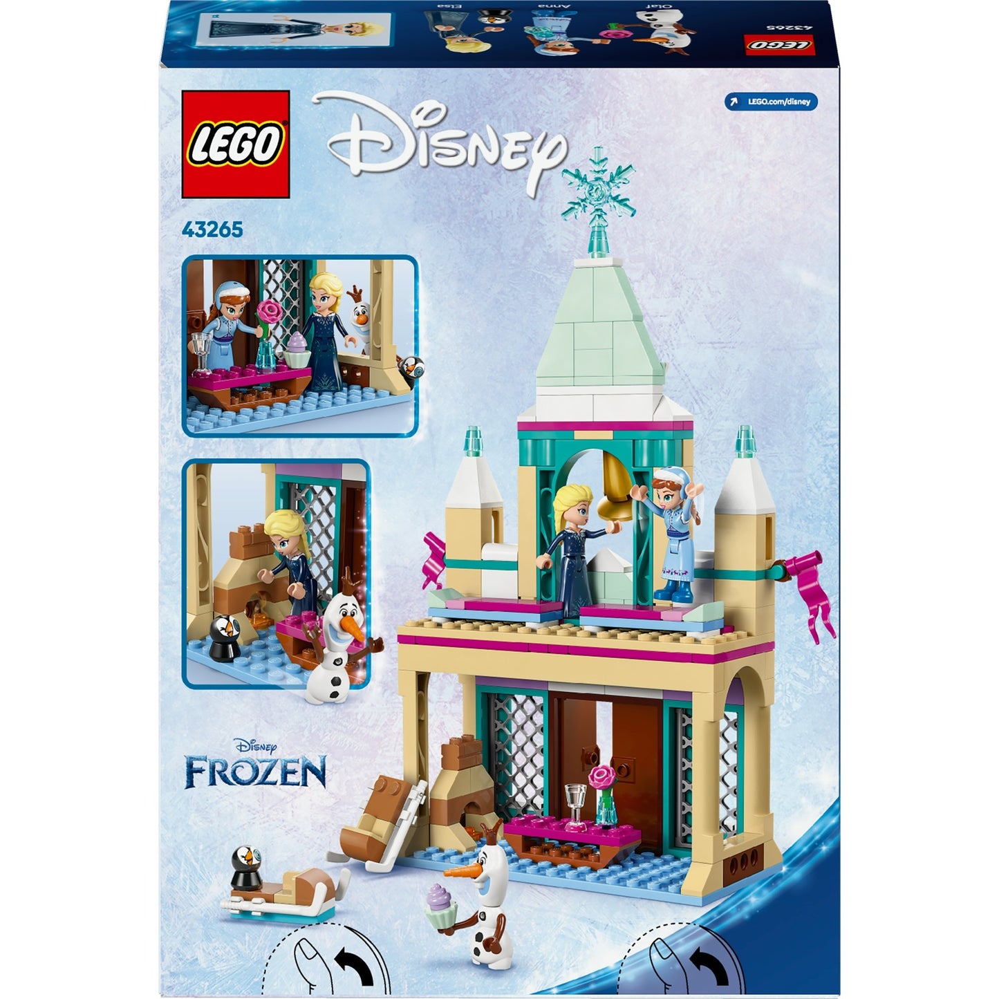 Lego disney princess - frozen kasteel van arendelle constructiespeelgoed (43265)