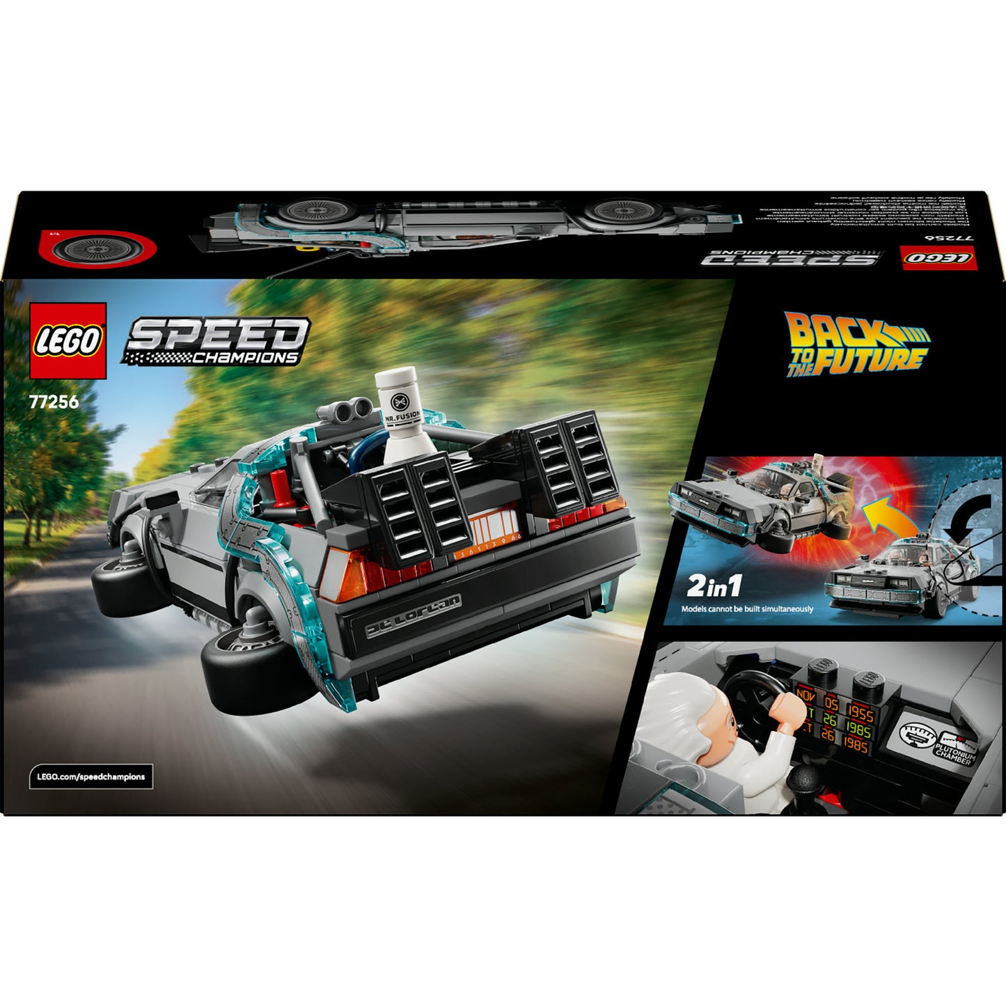 Lego speed champions tijdmachine uit back to the future - 77256