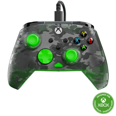 Turtle beach rematch core bedrade controller (zwart groen, xbox serie x|s, xbox one, pc)