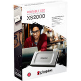 Kingston xs2000 portable 4 tb externe ssd (zilver zwart, sxs2000 2000g, usb-c 3.2 (20 gbit s)) - afbeelding 6