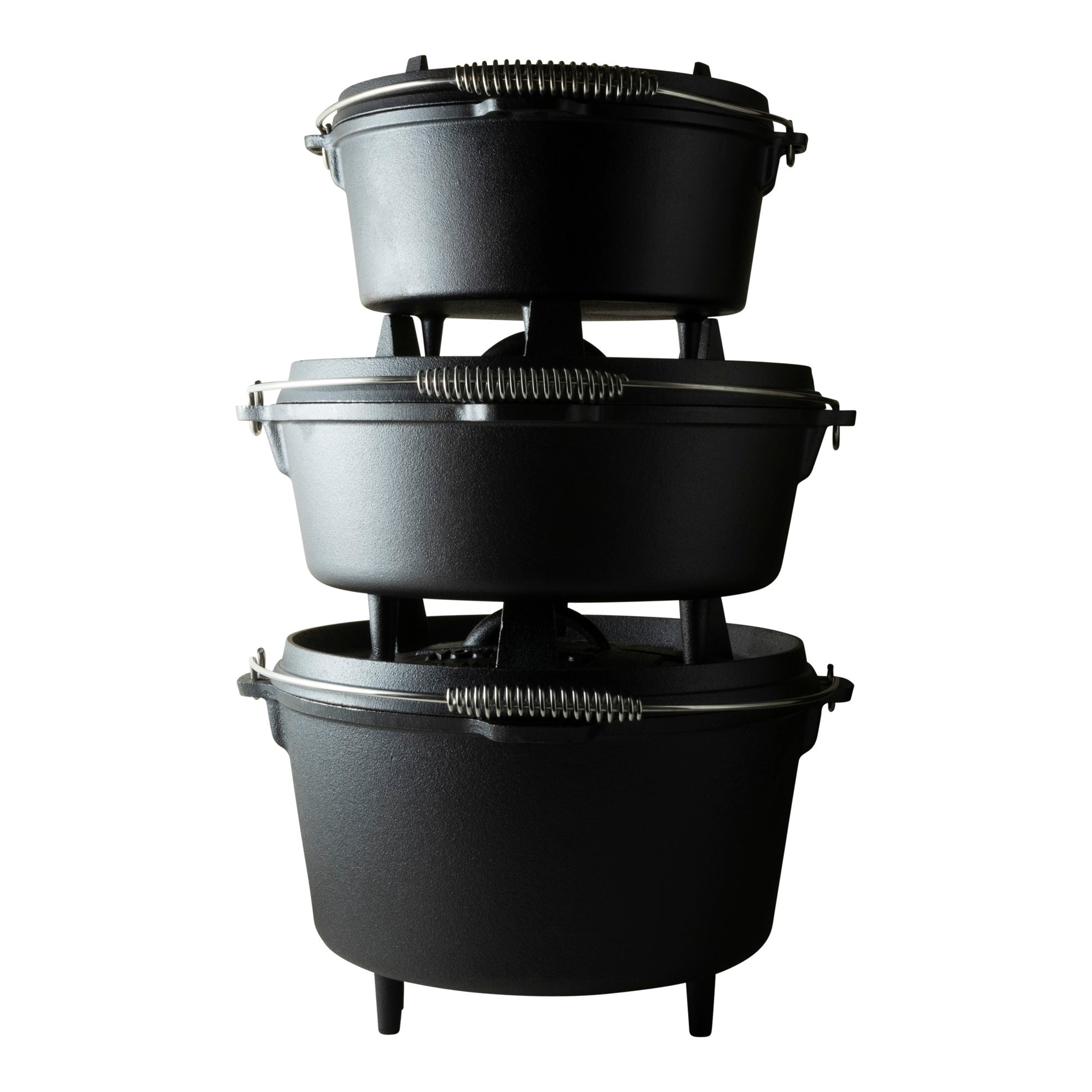 The windmill dutch oven 4,5 qt kookpan (zwart, ø 25.5 cm | 3.8 liter)