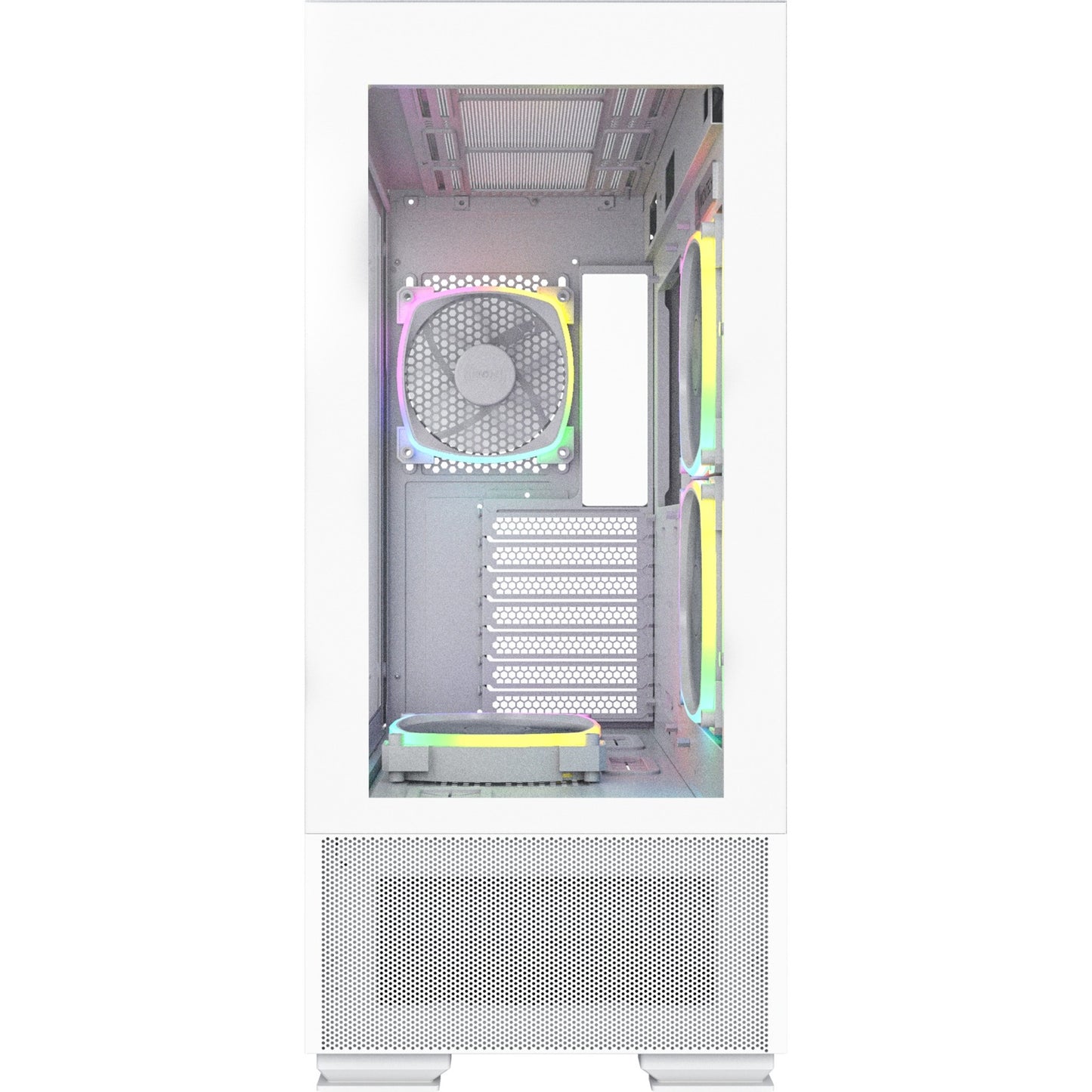 Montech sky two midi tower behuizing (wit | 2x usb-a | 1x usb-c | window)