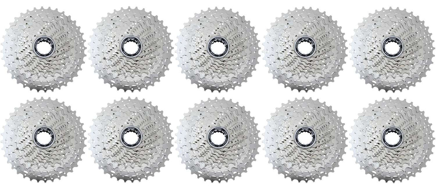 Shimano Cassette CS-HG50 10 speed 11-36T (10 stuks in werkplaatsverpakking)