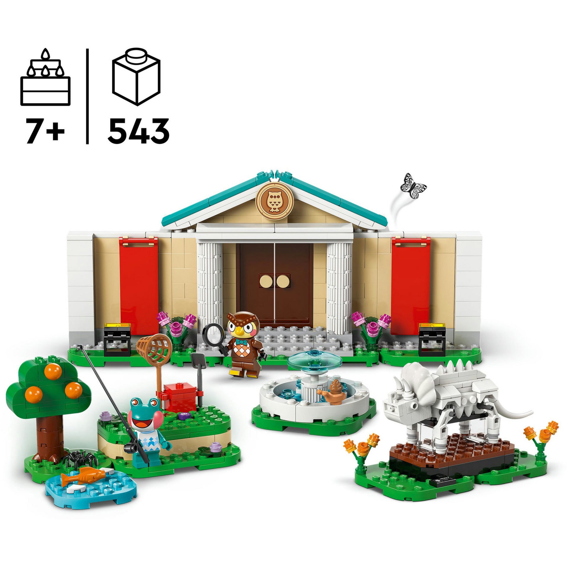 Lego ® animal crossing™ blathers' museumcollectie - 77056