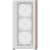 Aerocool b301a mini tower behuizing (wit | 1x usb-a | 1x usb-c | rgb)