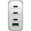 Goobay 100w gan usb-c pd multiport quick charger (wit)