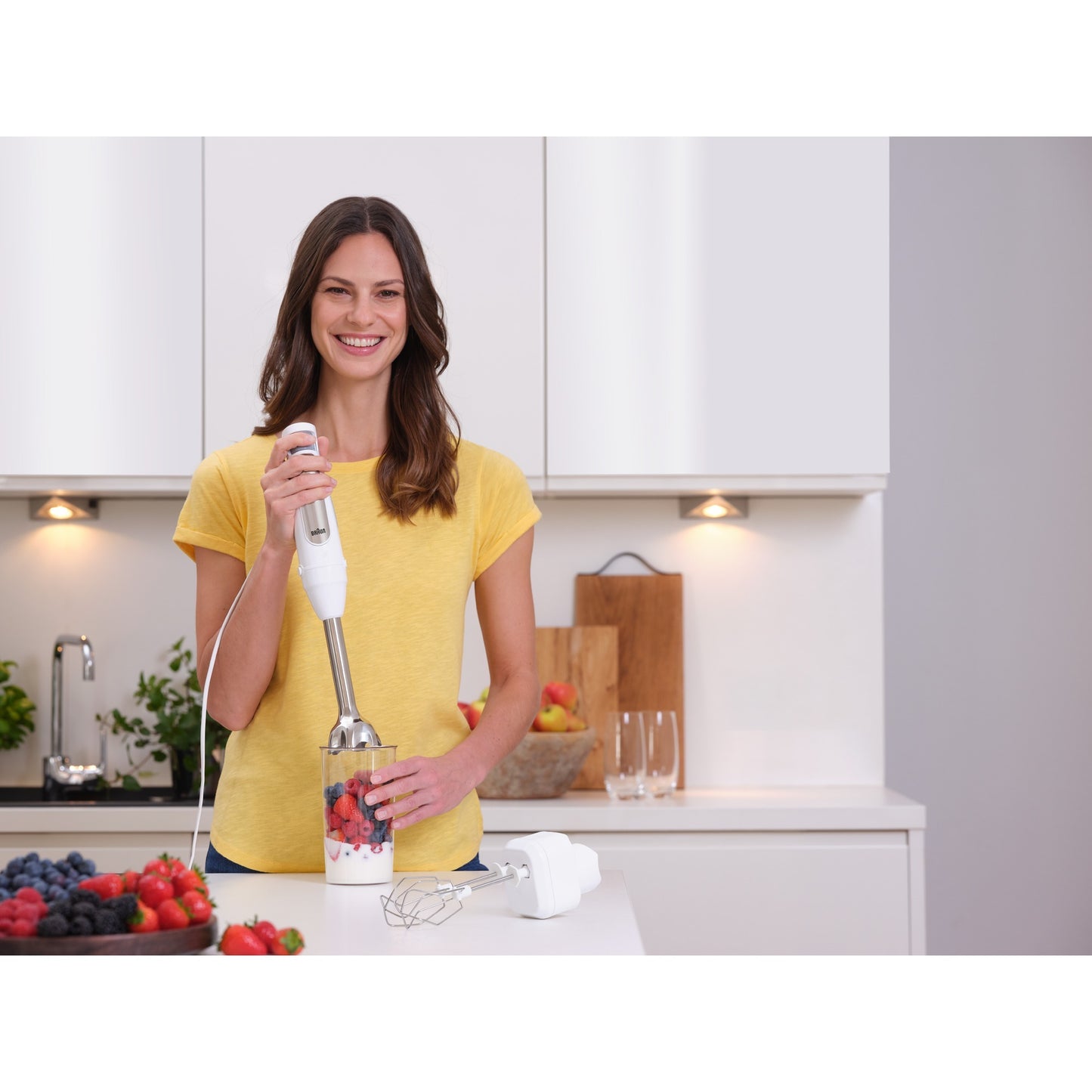 Braun multi quick 7 staafmixer mq 7005b (wit roestvrij staal)
