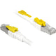 Delock patchkabel rj-45 secure met cat.6a (wit, 85332, 2 meter)