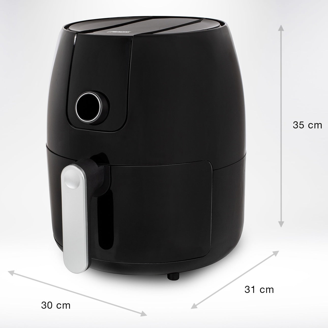 Princess 182025 aerofryer xxl heteluchtfriteuse (zwart zilver, 4,5 liter)