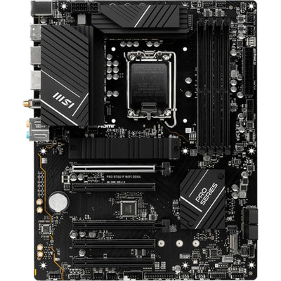 Msi pro b760-p wifi ddr4 socket 1700 moederbord (raid, 2.5 gb-lan, wifi, bt, sound, atx)