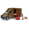 Bruder mb sprinter ups met chauffeur en toebehoren modelvoertuig (02678)