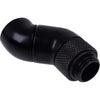 Alphacool eiszapfen angled adaptor double-45 graden aansluiting (zwart)