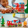 Lego duplo town 10473 brandweertruck met slang en brandweerman