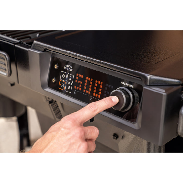 Traeger woodridge pellet barbecue (zwart, wifire)