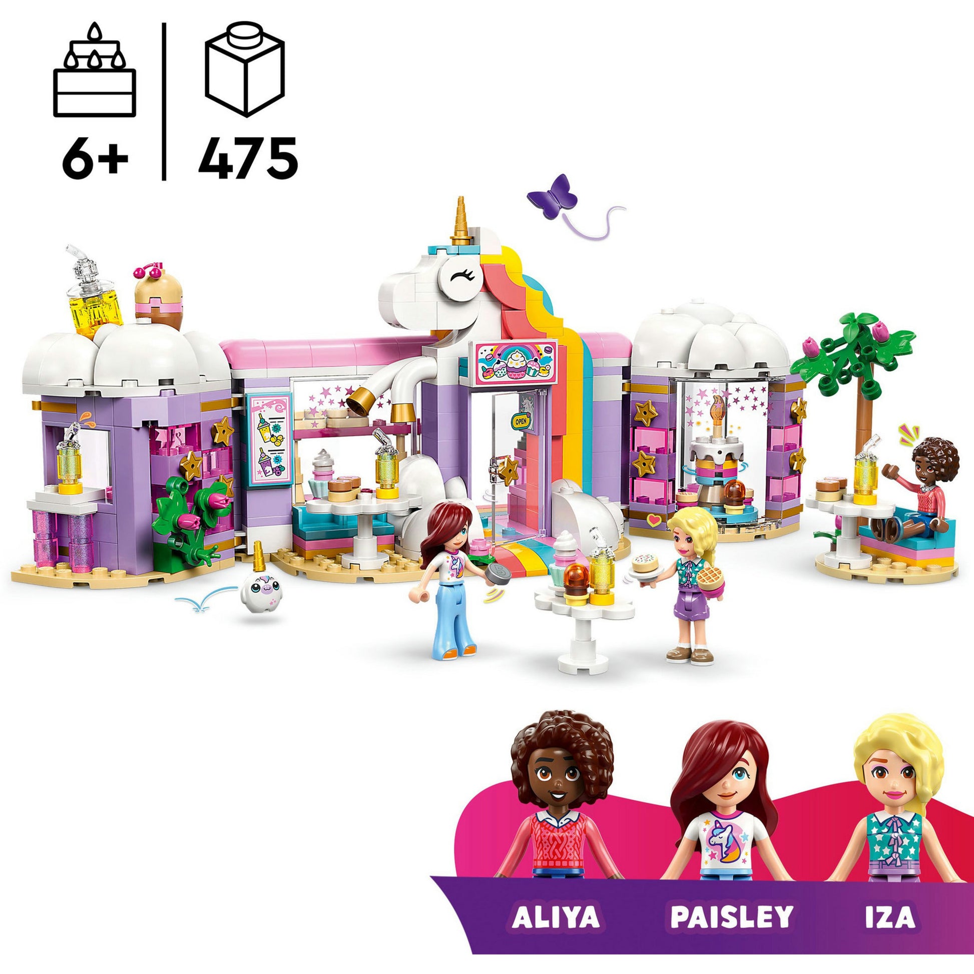 Lego friends eenhoorn café speelset - magisch bouwspeelgoed - 42684