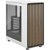 Fractal design north midi tower behuizing (wit houtkleur | 2x usb-a | 1x usb-c | tempered glass)