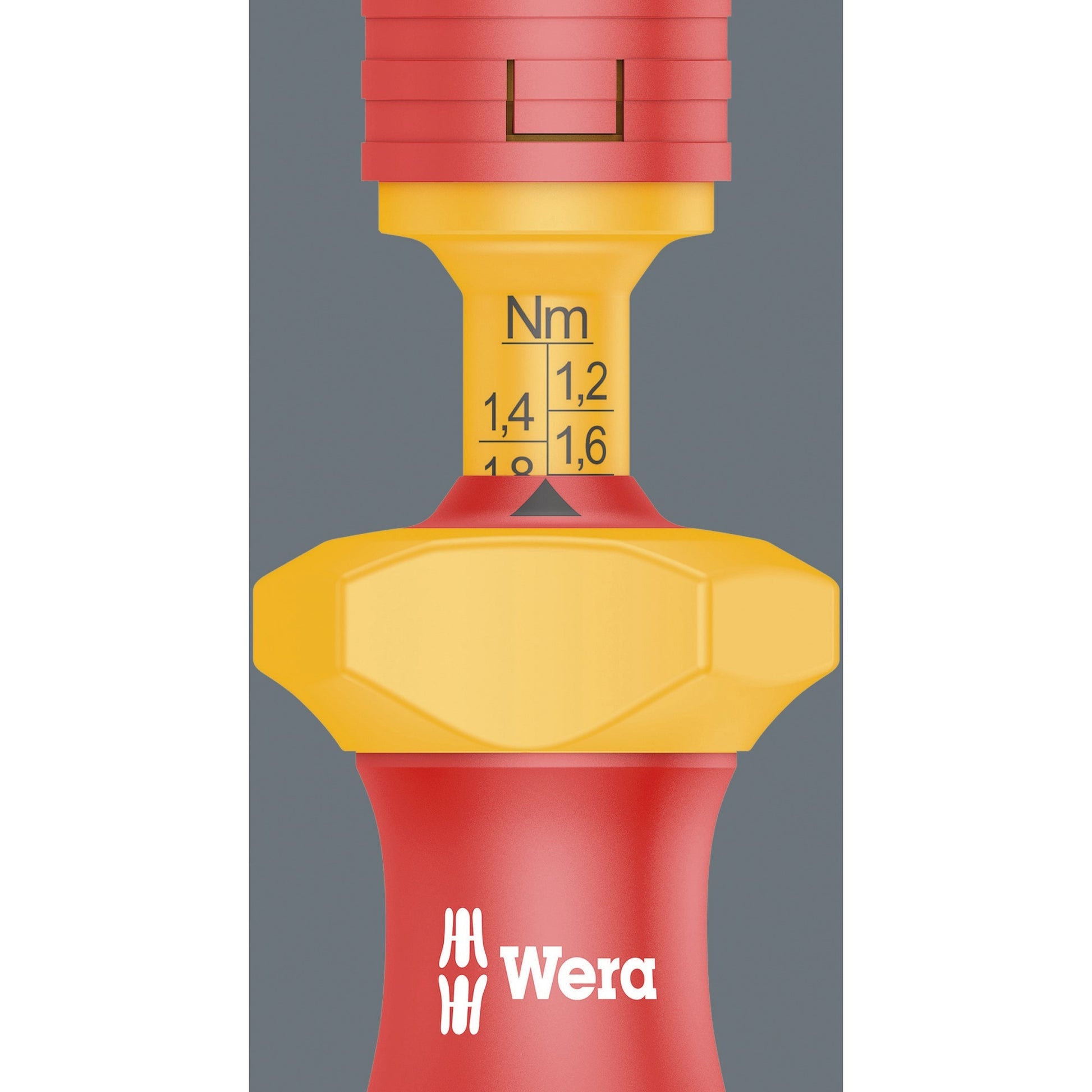 Wera kraftform kompakt vde 16 torque extra slim 1 tool finder schroevendraaier (rood geel, 16‑delig)