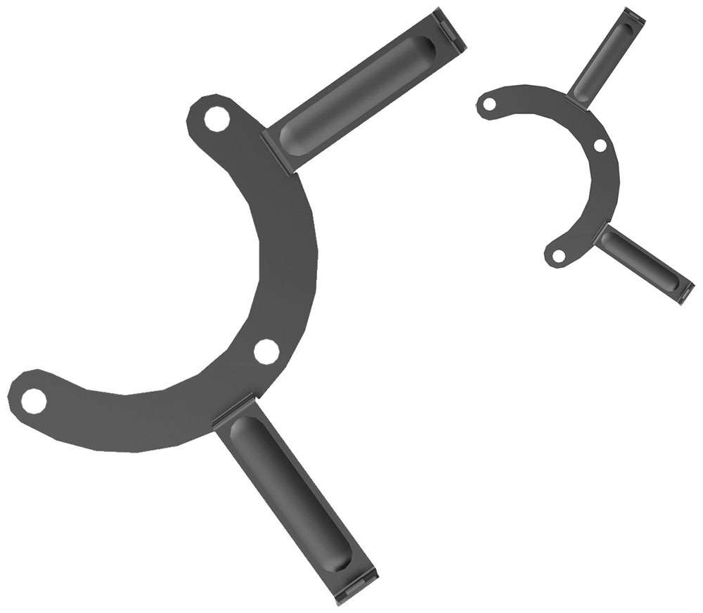 Acid ic 3.0 hybrid chain guard mounting plate