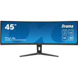 Iiyama prolite xcb4594dqsn-b1 44.5 curved ultrawide monitor (zwart, 2x hdmi, displayport, 3x usb-a, usb-b, usb-c, rj-45, 165 hz) - afbeelding 2