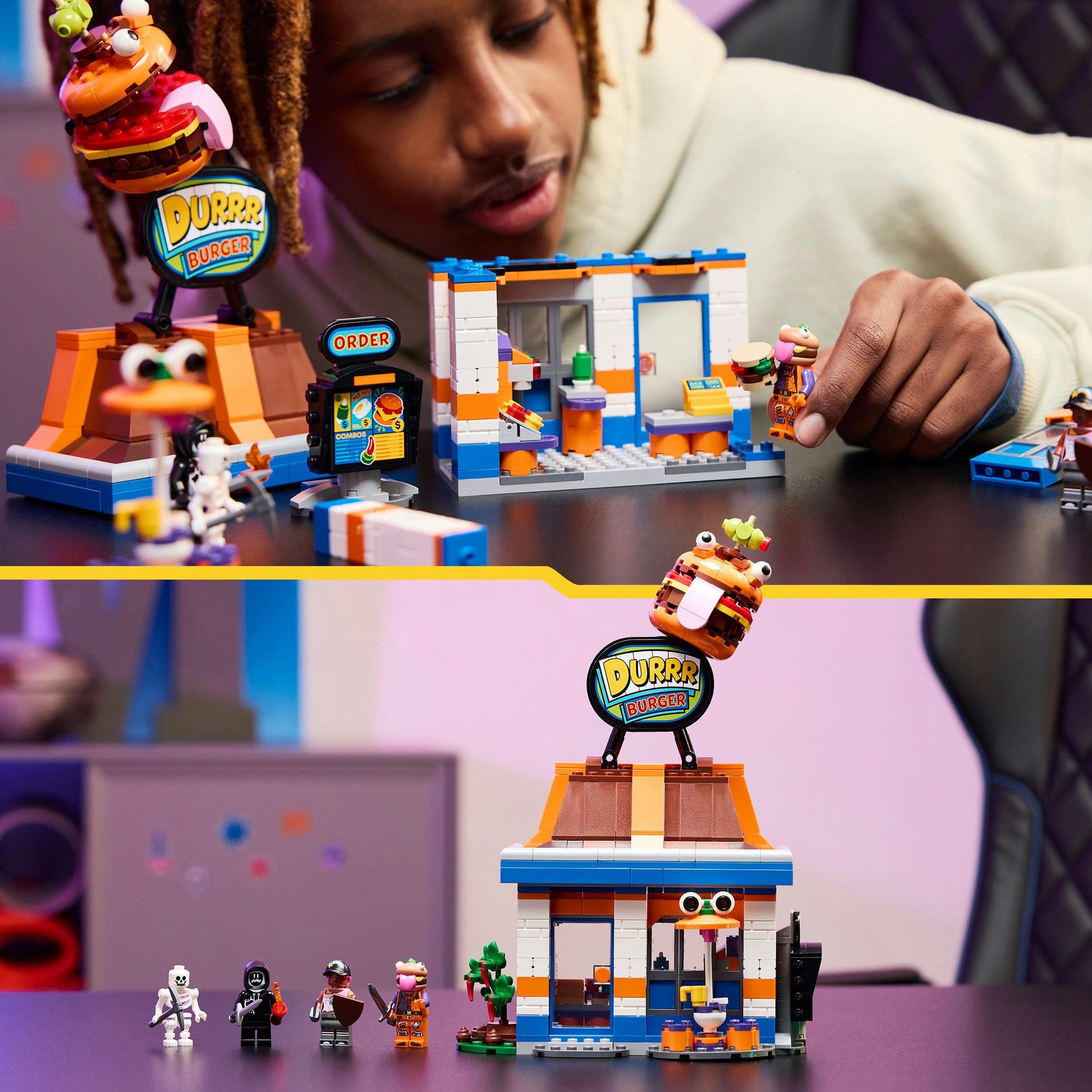 Lego fortnite - durrr burger restaurant constructiespeelgoed (77076)