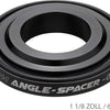 Reverse components -0.5 degree angle spacer