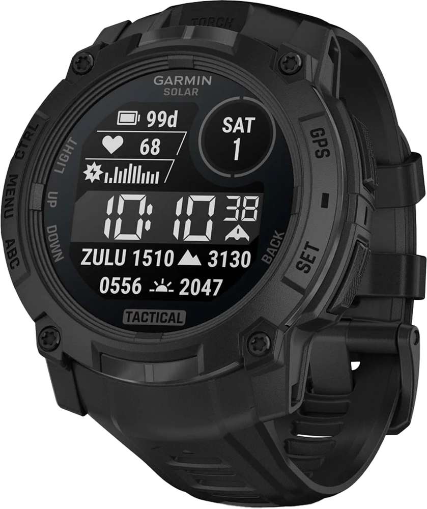 Garmin instinct® 3 solar 50mm tactical edition - gps multisport smartwatch