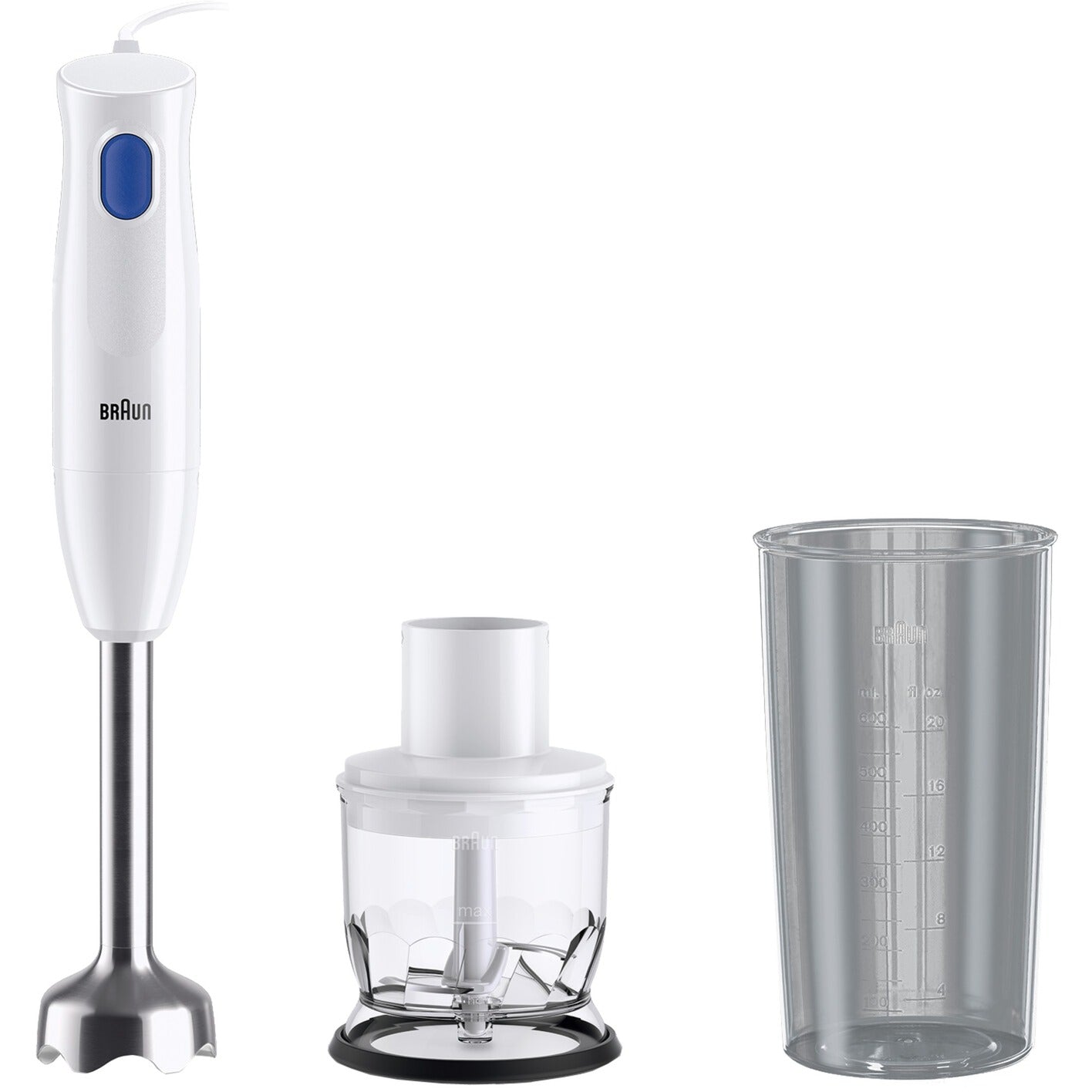 Braun multiquick 1 mq10.201m staafmixer (wit)
