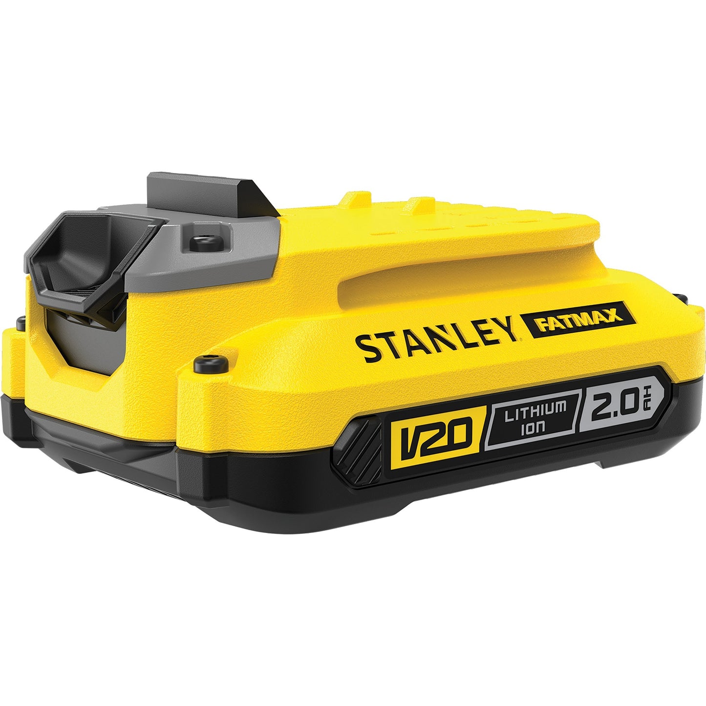 Stanley fatmax v20 18v 2.0ah lithium-ion accu oplaadbare batterij (geel zwart)