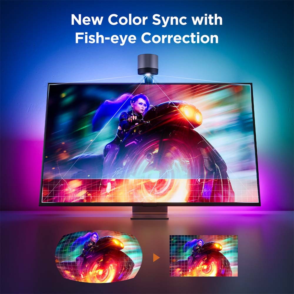 Govee slimme tv verlichting matter - 55-65 inch backlight 3s - netflix editie